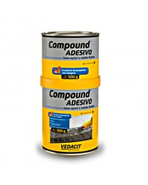 Compound Adesivo A+B Vedacit - 500 grs + 500 grs Vedacit